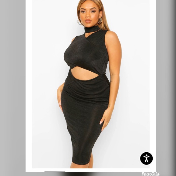 Boohoo Plus Dresses & Skirts - Plus size silk dress